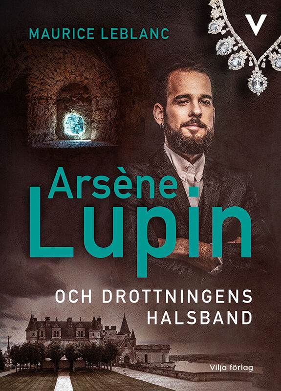Omslag: Arsène Lupin och drottningens halsband