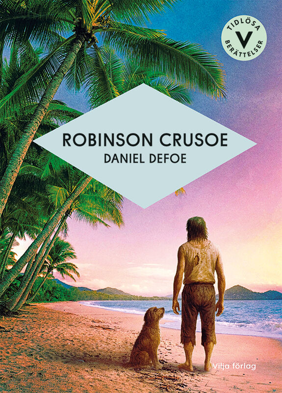 Omslag: Robinson Crusoe (lättläst)