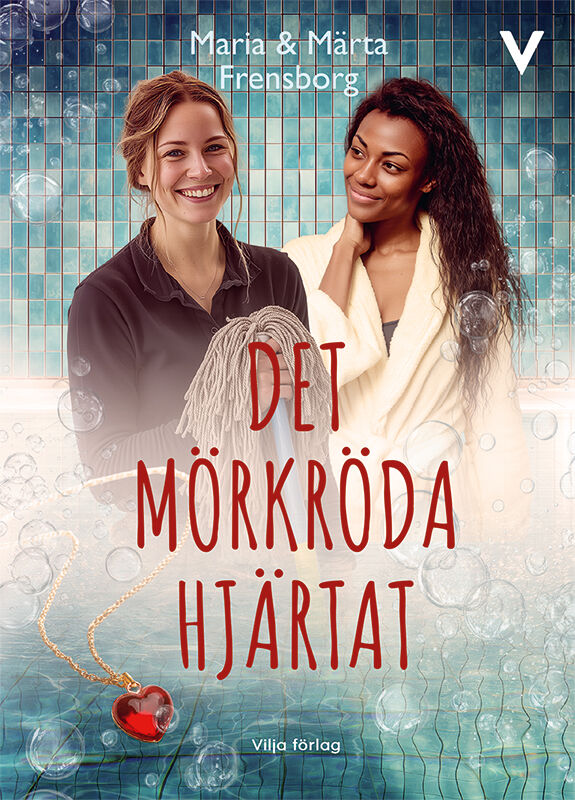 Omslag: Det mörkröda hjärtat