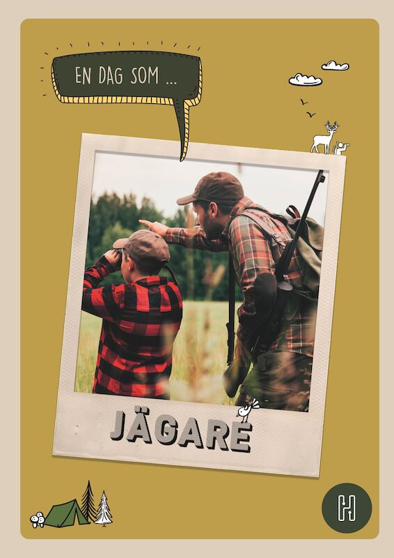 Omslag: En dag som jägare