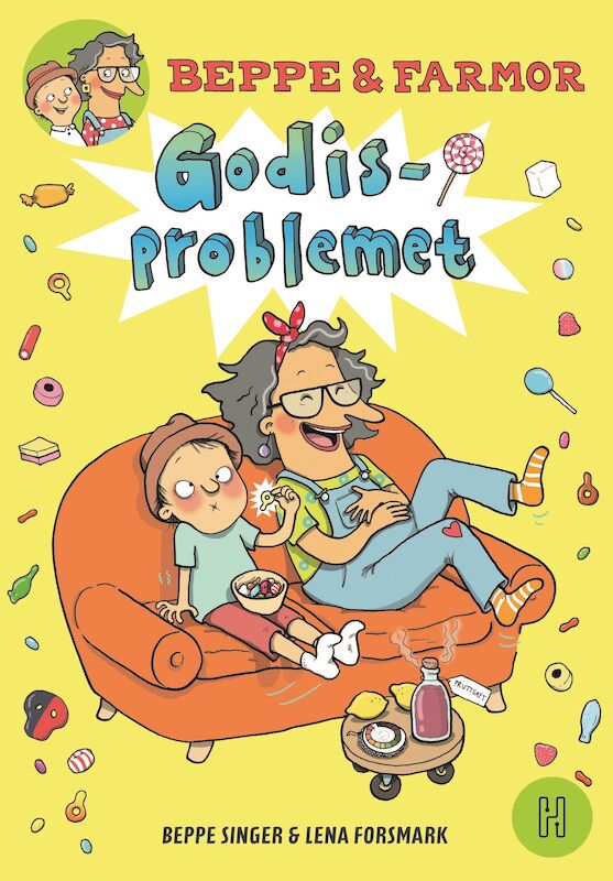 Omslag: Beppe och farmor - godisproblemet