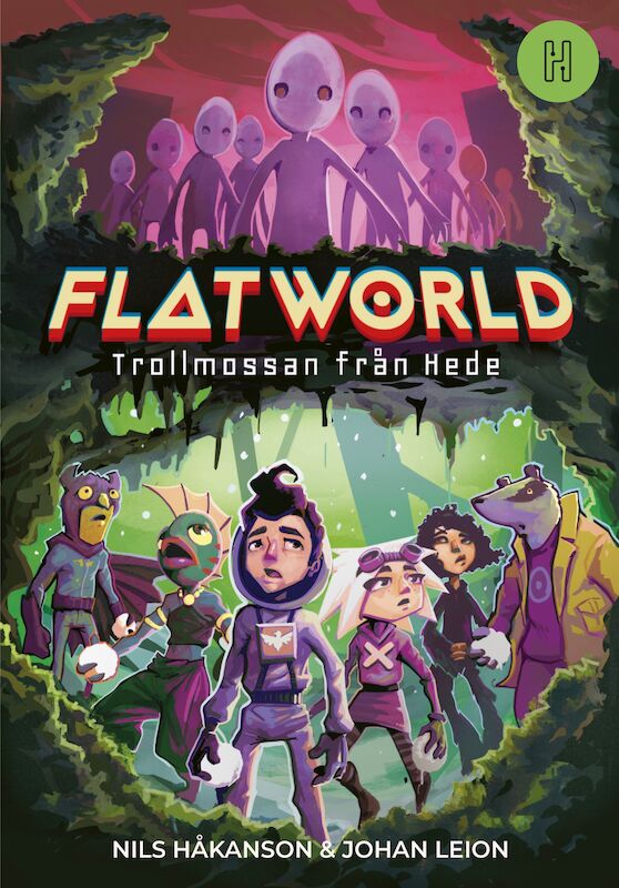 Omslag: Flatworld - Trollmossan från Hede