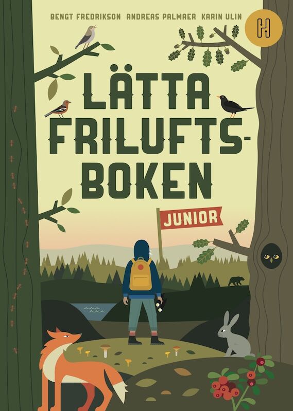 Omslag: Lätta friluftsboken junior