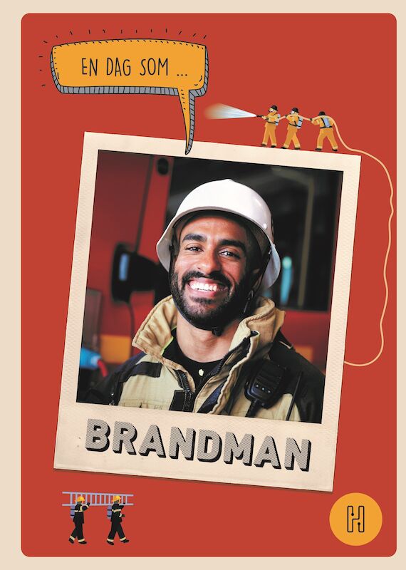 Omslag: En dag som brandman