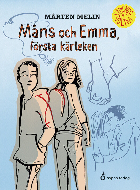 Omslag: Måns och Emma, första kärleken