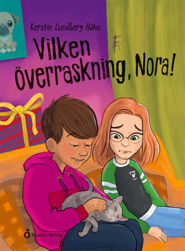 Omslag: Vilken överraskning, Nora!