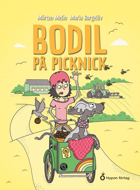 Omslag: Bodil på picknick