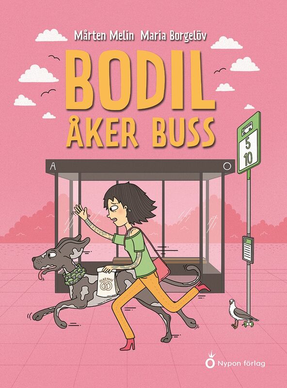 Omslag: Bodil åker buss