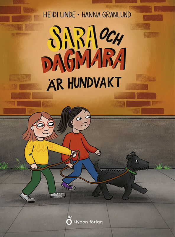 Omslag: Sara och Dagmara är hundvakt