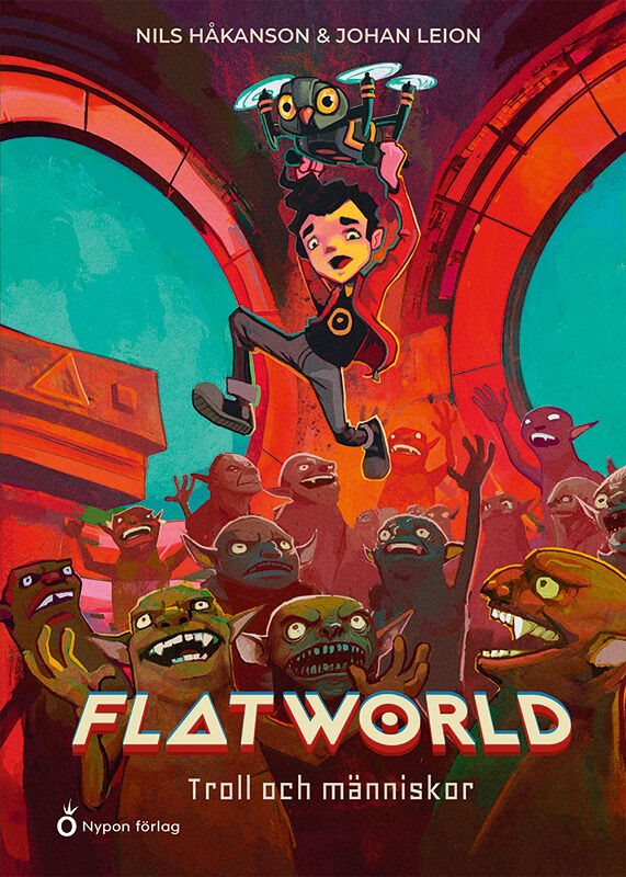 ISBN 9789180770729 Flatworld  - Troll och människor