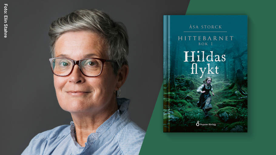 Åsa Storck är aktuell med den lättlästa boken Hildas flykt