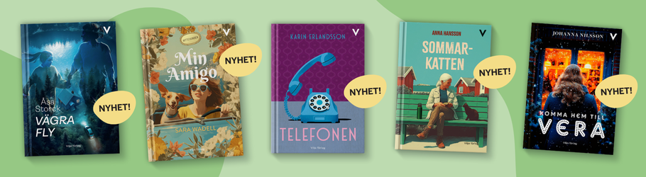 Vårens boknyheter för unga vuxna och vuxna