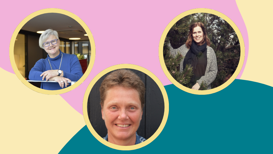 Anna Ehring, Anneli Drewsen och Jenny Edvardsson