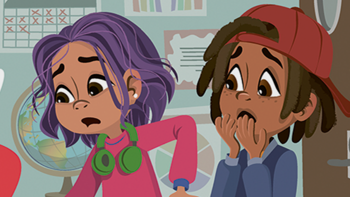 Omslaget till Läraren är borta!