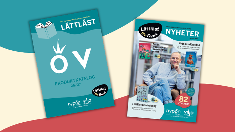 Produktkatalogen och höstens nyhetskatalog med lättlästa böcker