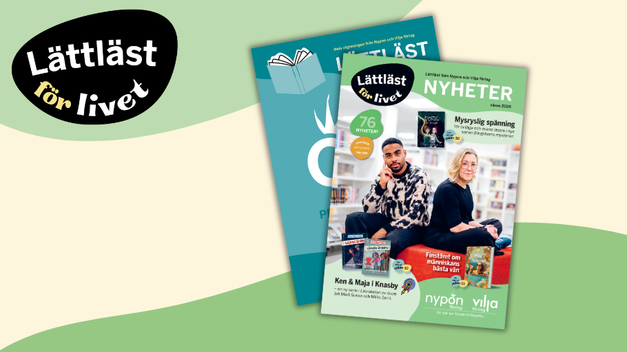 Vårens nyhetskatalog och produktkatalog med våra lättlästa böcker
