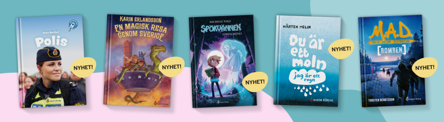 Höstens boknyheter på Nypon förlag 2025
