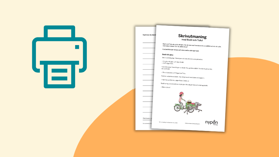 Skrivutmaning med Bodil och Tofu att ladda ner kostnadsfritt