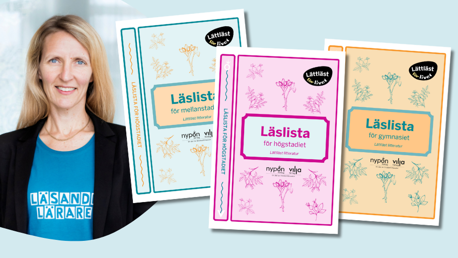 Lättlästa läslistor för grundskolan kurerade av Jenny Edvardsson
